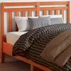 Image de Tête De Lit Cire Marron 135 Cm Bois Massif De Pin Vidaxl