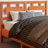 Image de Tête De Lit Cire Marron 135 Cm Bois Massif De Pin Vidaxl