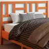 Image de Tête De Lit Cire Marron 135 Cm Bois Massif De Pin Vidaxl