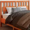 Image de Tête De Lit Cire Marron 135 Cm Bois Massif De Pin Vidaxl