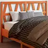 Image de Tête De Lit Cire Marron 135 Cm Bois Massif De Pin Vidaxl