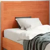 Image de Tête De Lit Cire Marron 100 Cm Bois Massif De Pin Vidaxl