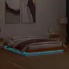 Image de Cadre De Lit À Led Sans Matelas 150x200 Cm Bois Massif Vidaxl