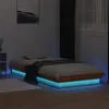Image de Cadre De Lit À Led Sans Matelas 90x190 Cm Bois Massif Vidaxl
