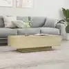 Image de Table Basse Chêne Sonoma 100x49,5x31 Cm Bois D'ingénierie Vidaxl