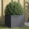 Image de Jardinière Anthracite 32x30x29 Cm Acier Vidaxl
