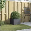 Image de Vidaxl jardinière anthracite 32x30x29 cm acier
