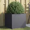 Image de Jardinière Anthracite 49x47x46 Cm Acier Vidaxl