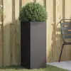 Image de Jardinière Noir 32x29x75 Cm Acier Vidaxl