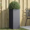Image de Jardinière Anthracite 32x29x75 Cm Acier Vidaxl