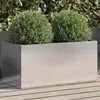 Image de Jardinière Argenté 62x30x29 Cm Acier Inoxydable Vidaxl