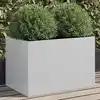 Image de Jardinière Argenté 62x40x39 Cm Acier Galvanisé Vidaxl