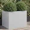Image de Jardinière Argenté 62x47x46 Cm Acier Galvanisé Vidaxl