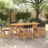Image de Chaises Pliables De Jardin Lot De 6 Gris Foncé Tissu Vidaxl