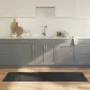 Image de Tapis Rectangulaire Gris 60x200 Cm Bambou Vidaxl