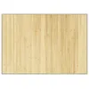 Image de Tapis Rectangulaire Naturel Clair 70x100 Cm Bambou Vidaxl