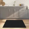 Image de Tapis - VIDAXL - 100x100 cm - Noir - Bambou - Antidérapant