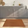 Image de vidaXL Tapis Carré marron 100x100 cm bambou tapis de salon tapis de cuisine tapis carré tapis de chambre à coucher 376938