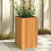 Image de vidaXL Jardinière 35x35x60 cm bois massif dacacia 366503