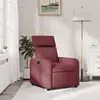 Image de Fauteuil Inclinable Rouge Bordeaux Tissu Vidaxl