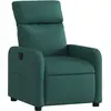 Image de Fauteuil Inclinable Vert Foncé Tissu Vidaxl