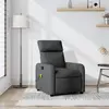 Image de Fauteuil De Massage Inclinable Gris Foncé Tissu Vidaxl