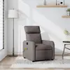 Image de Fauteuil De Massage Inclinable Taupe Tissu Vidaxl