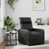 Image de Fauteuil Inclinable Noir Similicuir Vidaxl