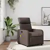 Image de Fauteuil De Massage Inclinable Marron Similicuir Vidaxl