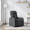 Image de Fauteuil Inclinable Gris Foncé Tissu Vidaxl