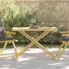 Image de Table De Jardin Pliable 110x55x75 Cm Bambou Vidaxl