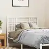 Image de Tête De Lit De Remplacement Métal Blanc 100 Cm Vidaxl