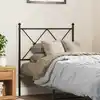 Image de Tête De Lit De Remplacement Métal Noir 75 Cm Vidaxl