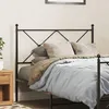 Image de vidaXL TÃªte de lit mÃ©tal noir 100 cm en occasion ou reconditionné