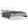 Image de Vidaxl cadre de lit métal sans matelas et tête de lit blanc 140x200 cm