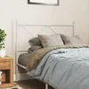 Image de vidaXL TÃªte de lit mÃ©tal blanc 100 cm en occasion ou reconditionné