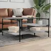 Image de Table Basse Sonoma Gris 100x100x48,5 Cm Bois D'ingénierie Vidaxl