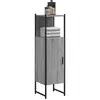 Image de Armoire De Salle De Bain Sonoma Gris 33x33x120,5 Cm Vidaxl