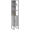 Image de Armoire De Salle De Bain Sonoma Gris Bois D'ingénierie Vidaxl