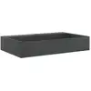 Image de Vidaxl vasque 60x38x11 cm fonte minéralemarbre noir mat
