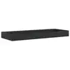 Image de Vidaxl vasque 120x46x11 cm fonte minéralemarbre noir mat