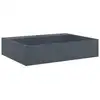 Image de Vidaxl vasque 50x38x11 cm fonte minéralemarbre anthracite