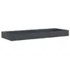 Image de Vidaxl vasque 120x46x11 cm fonte minéralemarbre anthracite