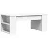 Image de Vidaxl table basse blanc 102x55x42 cm bois d'ingénierie
