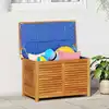 Image de Boîte De Rangement De Jardin Persiennes 90x50x56 Cm Bois Acacia Vidaxl