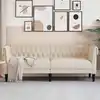 Image de Canapé Chesterfield 3 Places Lin Vidaxl