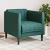 Image de Fauteuil Vert Foncé Tissu Vidaxl