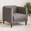 Image de Fauteuil Taupe Tissu Vidaxl