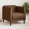 Image de Fauteuil Marron Similicuir Daim Vidaxl