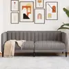Image de Canapé À 2 Places Taupe Tissu Vidaxl